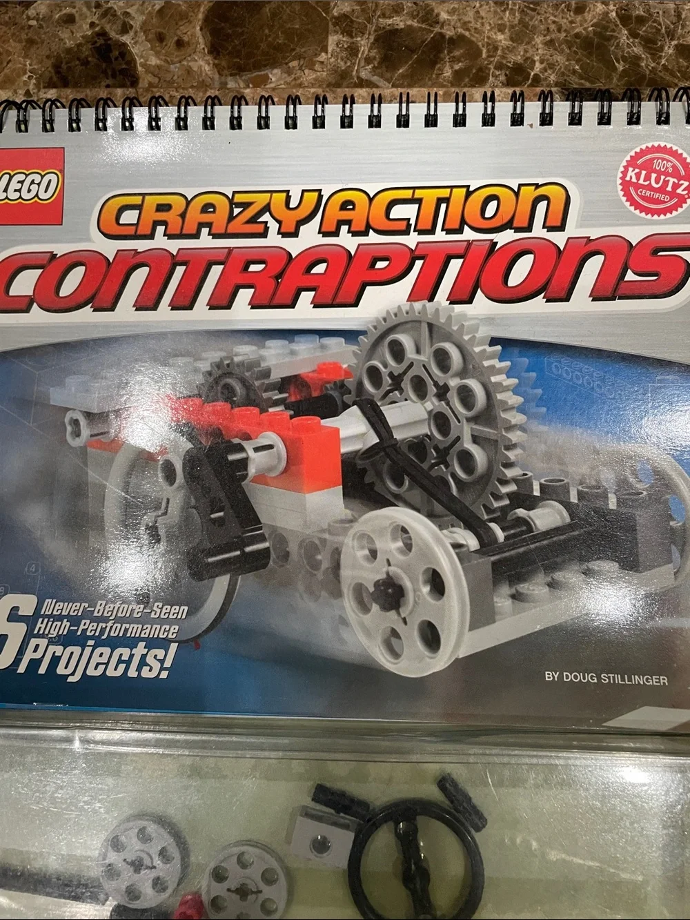 Lego Crazy Action Contraptions - White, Red, Black(parts are missing)